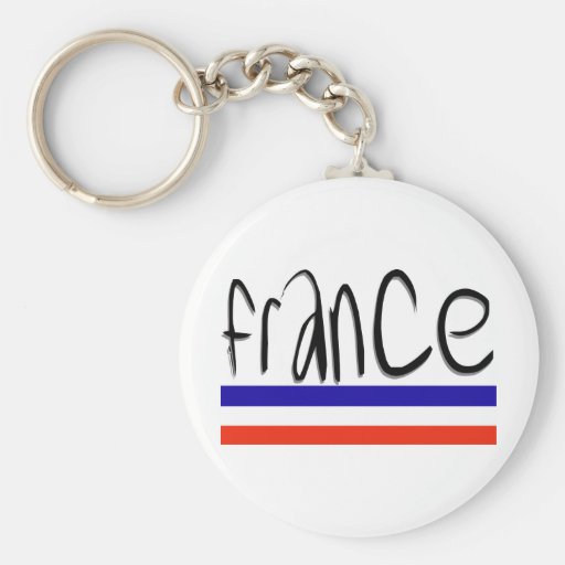 France Colours! Key Chain