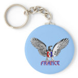 France Eagle soccer players and football fans gift keychains