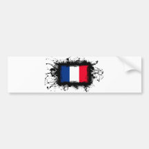France Flag Bumper Stickers