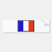 France Flag Bumper Stickers