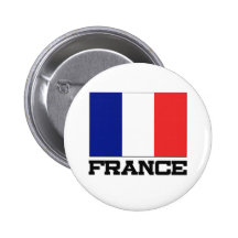 France Flag Pinback Button