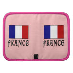 France Flag & Word Pink Folio Planners