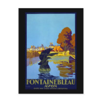 France Fontainebleau Avon Postcard