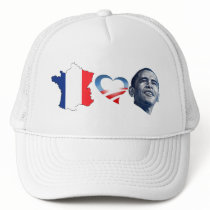 France Loves Obama Trucker Hats