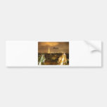 France Paris at night Eiffel Tower (by St.K) Bumper Sticker