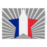 France Star Greeting Card