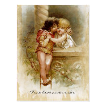 Frances Brundage: Romeo and Juliet Postcard
