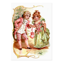 Frances Brundage: The Christmas Party Business Card Templates