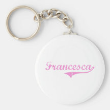 Francesca Classic Style Name Key Chains