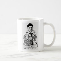 Francis Carlyle Silent Movie Actor Caricature Mugs