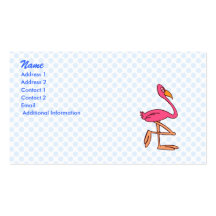 Francisco Flamingo Business Card