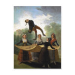 Francisco Goya, Kuka The Straw Manikin 1791-92 Oil postcards