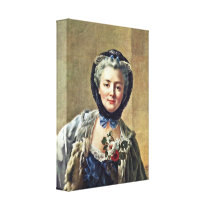 Francois-Hubert Drouais - Anne-Marie Dore Canvas Prints