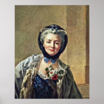 Francois-Hubert Drouais - Anne-Marie Dore Print