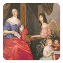 Francoise Louise Duchess La Valliere with Square Stickers