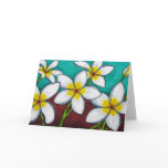 Frangipani Delight Greeting Card #3