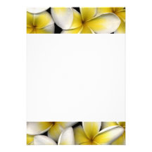 Frangipani invitation