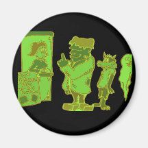 FRANK AND FRIENDS GO TO THE MOVIES REFRIGERATOR MAGNETS