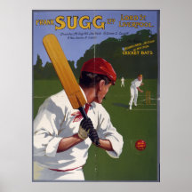 Frank Sugg cricket bats, 1906 Posters