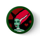 Frankenhoney Bride of Frankenstein buttons