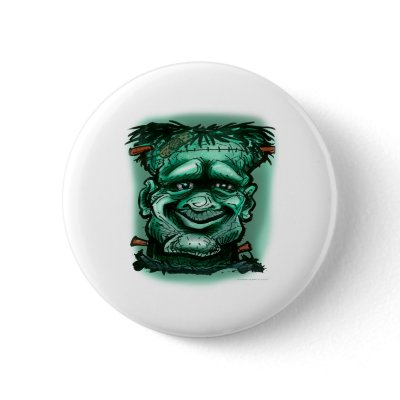 Frankenstein Pins by FunGraphix