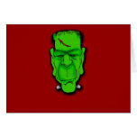 Frankenstein Face Caption it Yourself!  T shirts cards