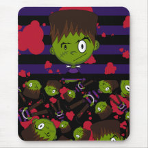 Frankensteins Monster Patterned Mousepad