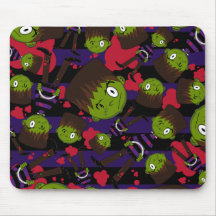Frankensteins Monster Patterned Mousepad