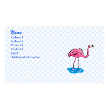 Frankie Flamingo Business Card