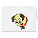 Frankie the Furious Pug Dog Cards