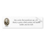 franklin, Any society that would give up a litt... Bumper Sticker