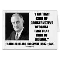 Franklin Delano Roosevelt Conservative Liberal