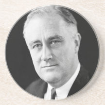 Franklin Delano Roosevelt Drink Coasters