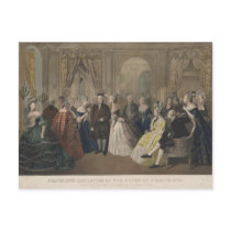 Franklin's Reception at the Court of France Post Card