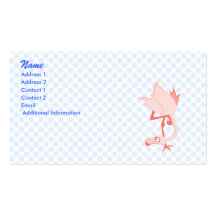 Franky Flamingo Business Card Templates