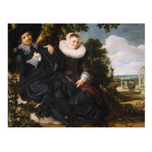 Frans Hals Art Post Card