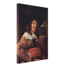 Frans Hals - Member of the Haarlem Civic Guard Gallery Wrap Canvas