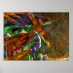 Franz Marc - Animal Fates 1913 Canvas Death After Posters