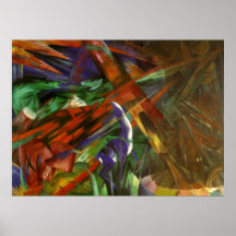 Franz Marc - Animal Fates 1913 Canvas Death After Posters