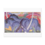 Franz Marc - Big Blue Horse 1911 Canvas Equine Post Cards