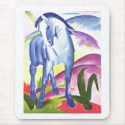 Franz Marc - Blue Horse I 1911 Equine Equestrian mousepads