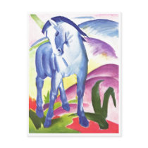 Franz Marc - Blue Horse I 1911 Equine Equestrian