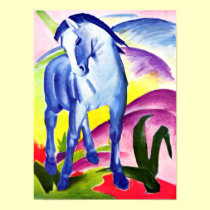 Franz Marc - Blue Horse I posters