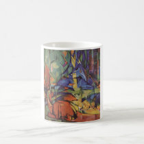 Franz Marc - Deer in Woods II 1913-14 Moon Fawn mugs
