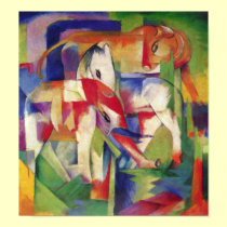 Franz Marc - Elephant, Horse, Cattle, Winter posters