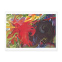 Franz Marc - Fighting Forms 1914 Colour Black Red postcards