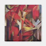 Franz Marc - Foxes Refrigerator Magnet