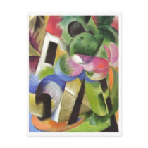 Franz Marc - House w/ Trees Small Composition 1914