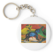 Franz Marc - Little Blue Horse 1912 Oil Canvas