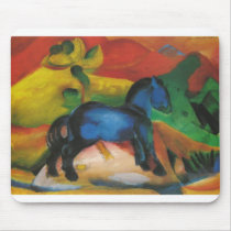 Franz Marc - Little Blue Horse 1912 Oil Canvas